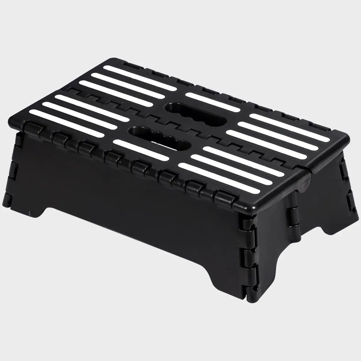 TALITARE 5-inch Folding Step Stool with Handle, Black | Supports 136 kg (300 lbs) for Car, Kitchen & Bathroom - main product image