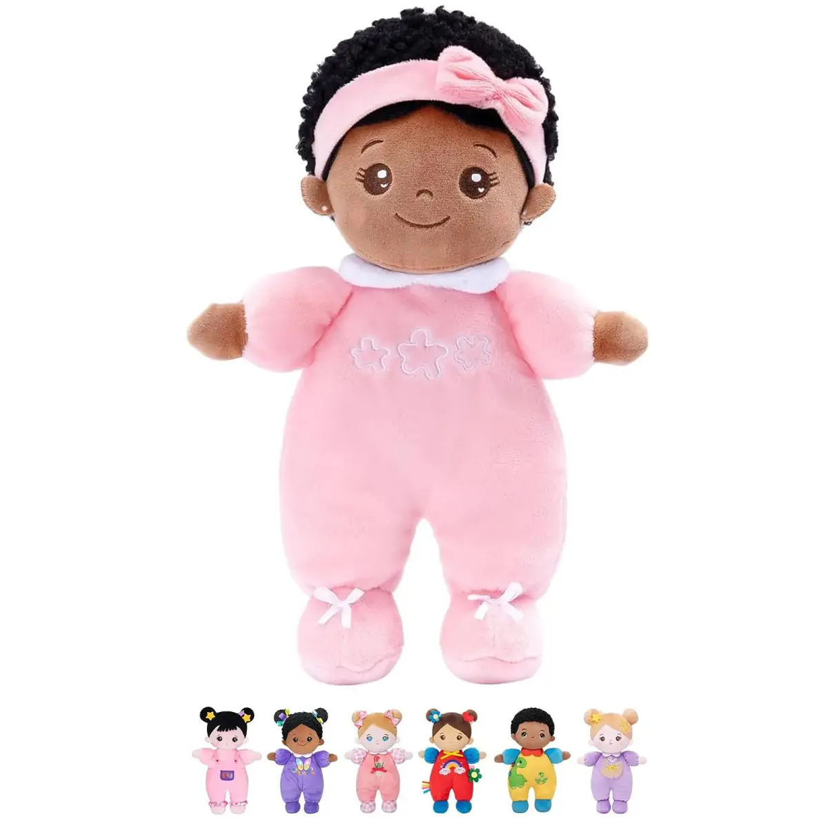 OUOZZZ 10 inch (25.4 cm) Plush Baby Doll | ASTM-Tested & CPC Certified - main product image