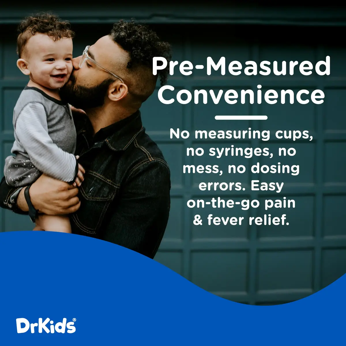 Dr. Kids Pain & Fever Medicine for Kids Ages 2-11, Cherry Flavor, 20 Count | Pre-Measured, Safe & Effective - view 2