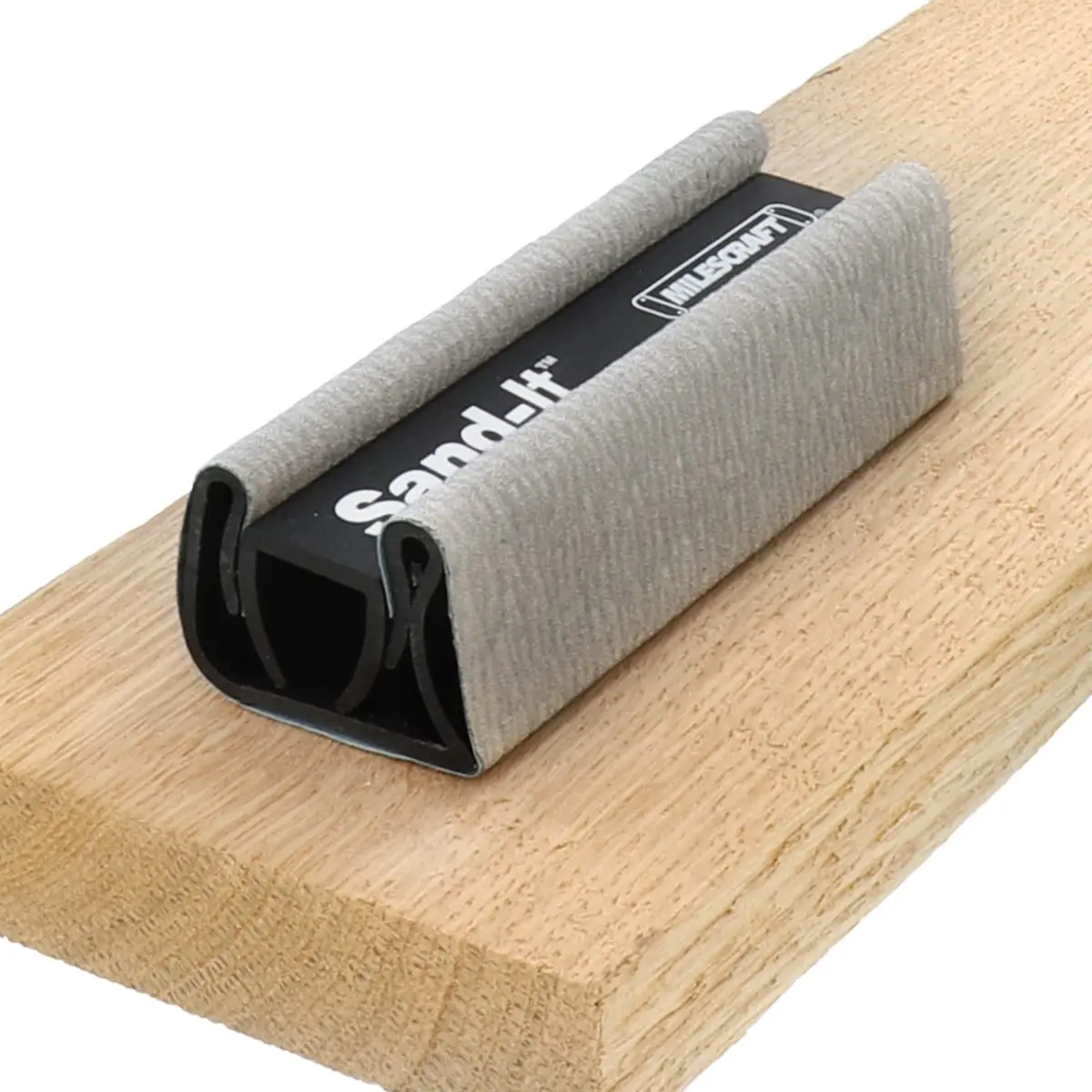 Milescraft Sand-It Multi-Surface Sanding Block | 150 Grit, Fits Any ¼ Sheet, Versatile for Flat, Concave & Convex Surfaces - view 3