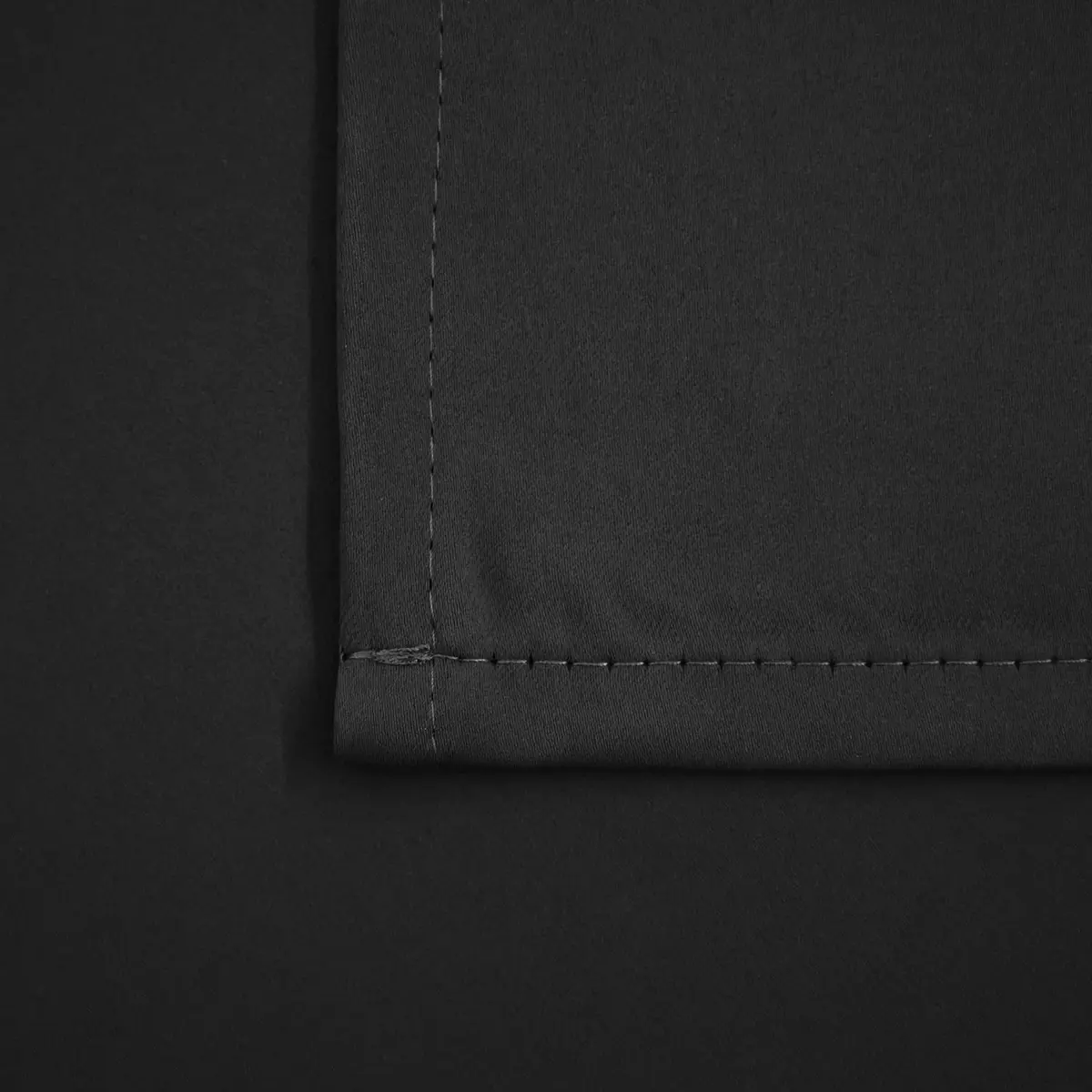 Pickluc Black Cafe Curtain 30"W x 30"L | Short Blackout Window Panel for Kitchen & Small Windows - view 4