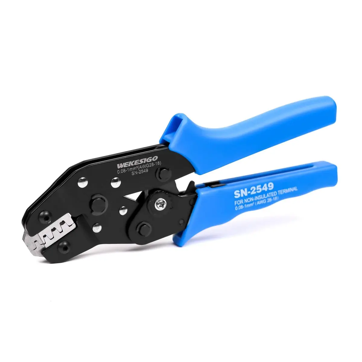 Wekesigo SN-2549 Ratcheting Crimping Tool 0.08-1.0 mm ² | Precise, Durable, Ergonomic - main product image
