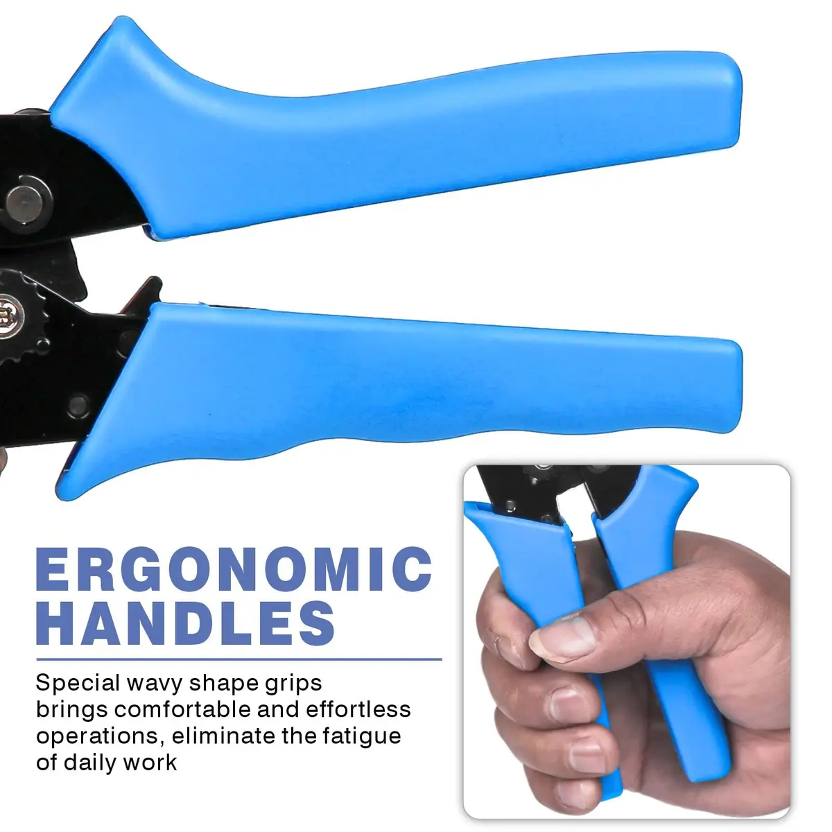 wekesigo SN-28B Dupont Terminal Ratchet Crimper 0.1-1.0mm² | Precise, Durable & Ergonomic Tool - view 5