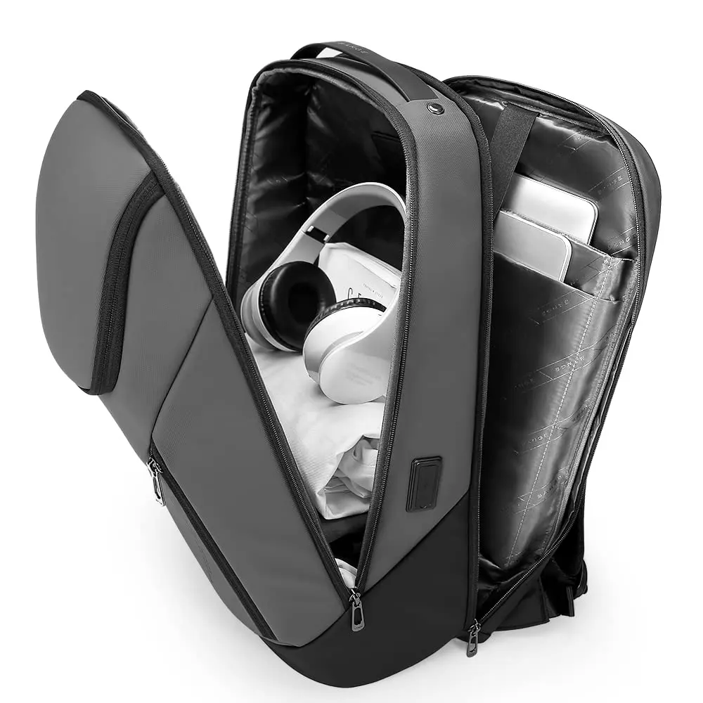 BANGE Business Waterproof Laptop Backpack 15.6 Inch | USB Charging Port & Travel Durability - view 7