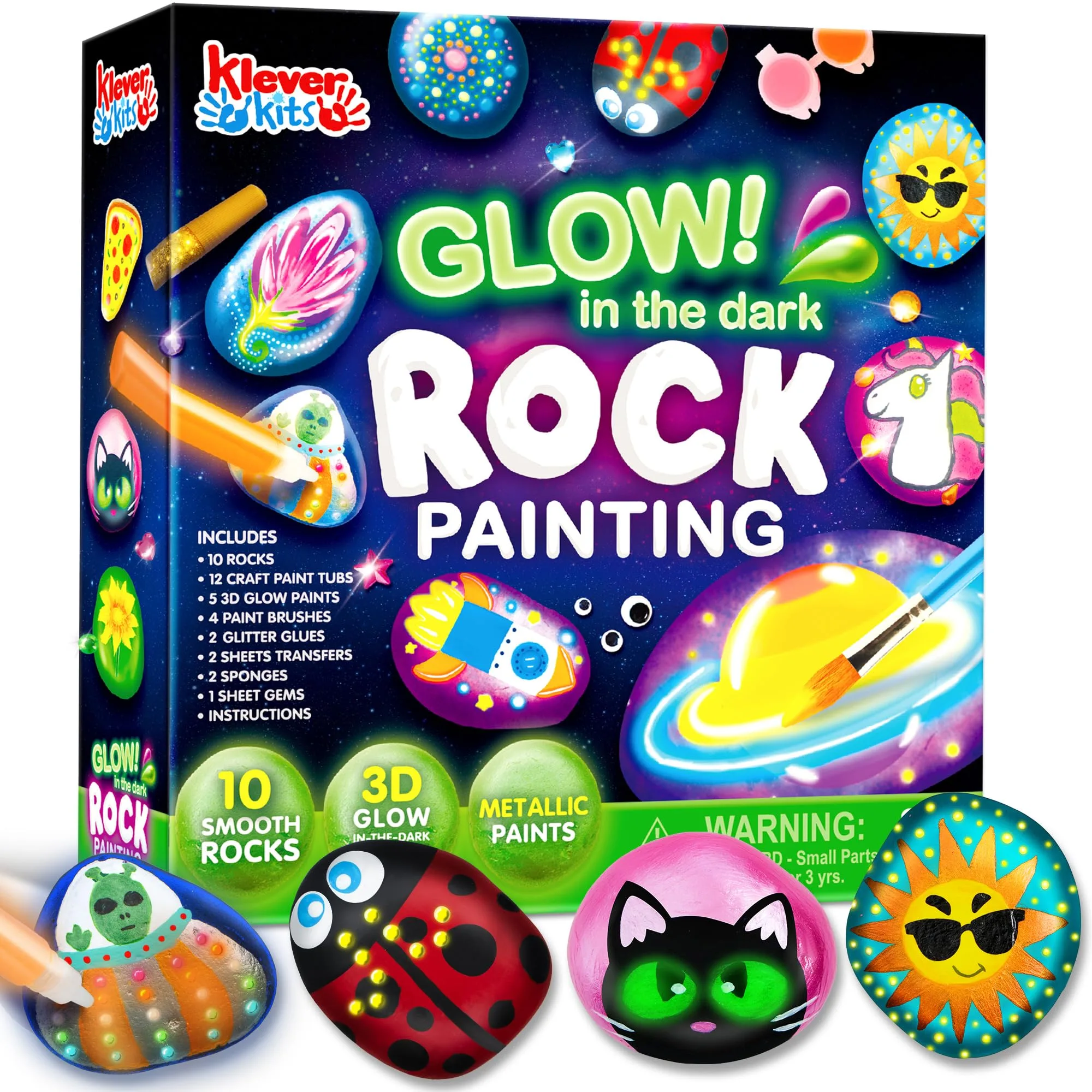 JOYIN Rock Painting Kit Assorted Colors Art Craft Kit - main product image