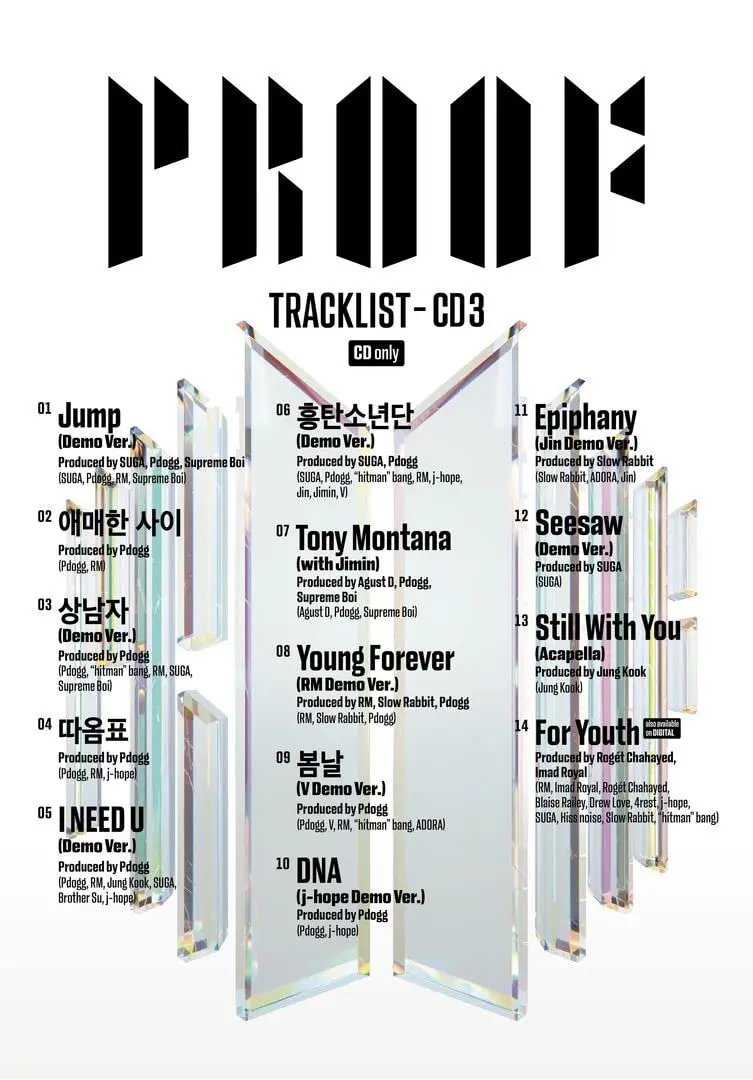 BTS Proof Compact Edition 3 CD | K-Pop Anthology Album - view 5