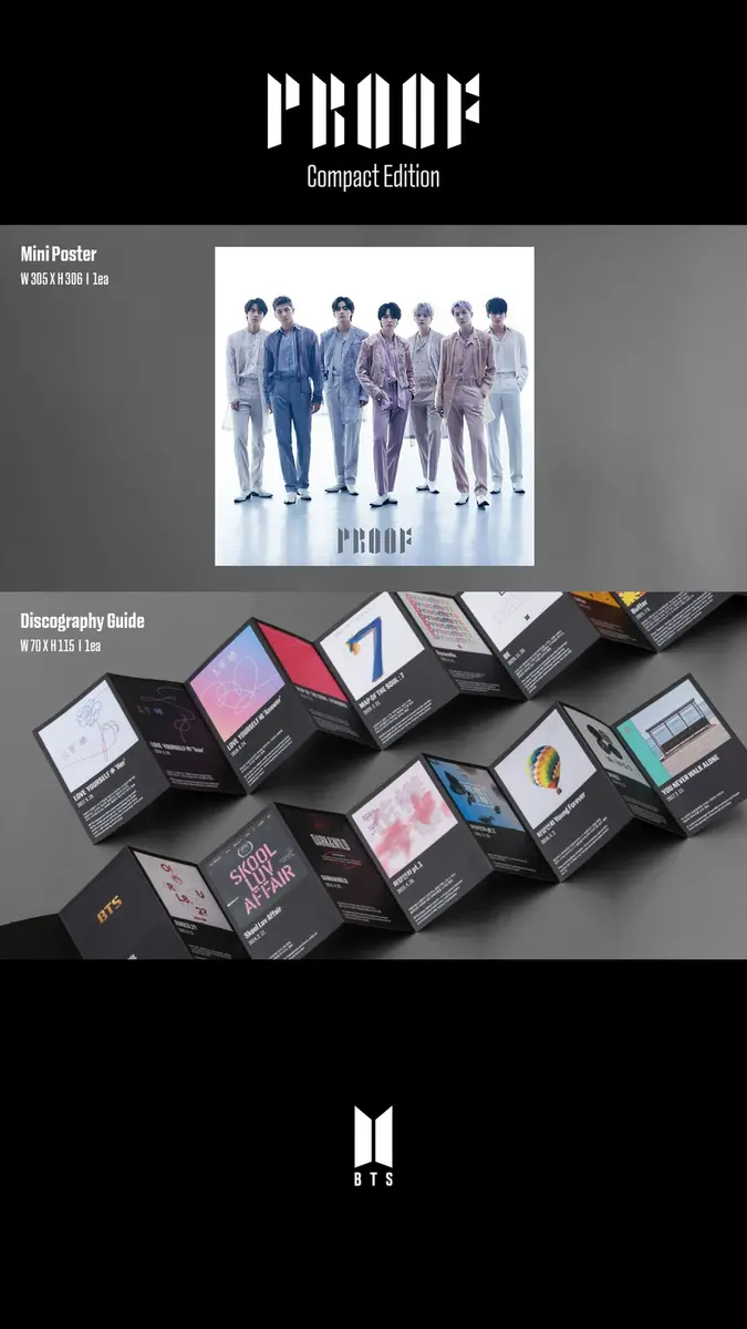 BTS Proof Compact Edition 3 CD | K-Pop Anthology Album - view 6