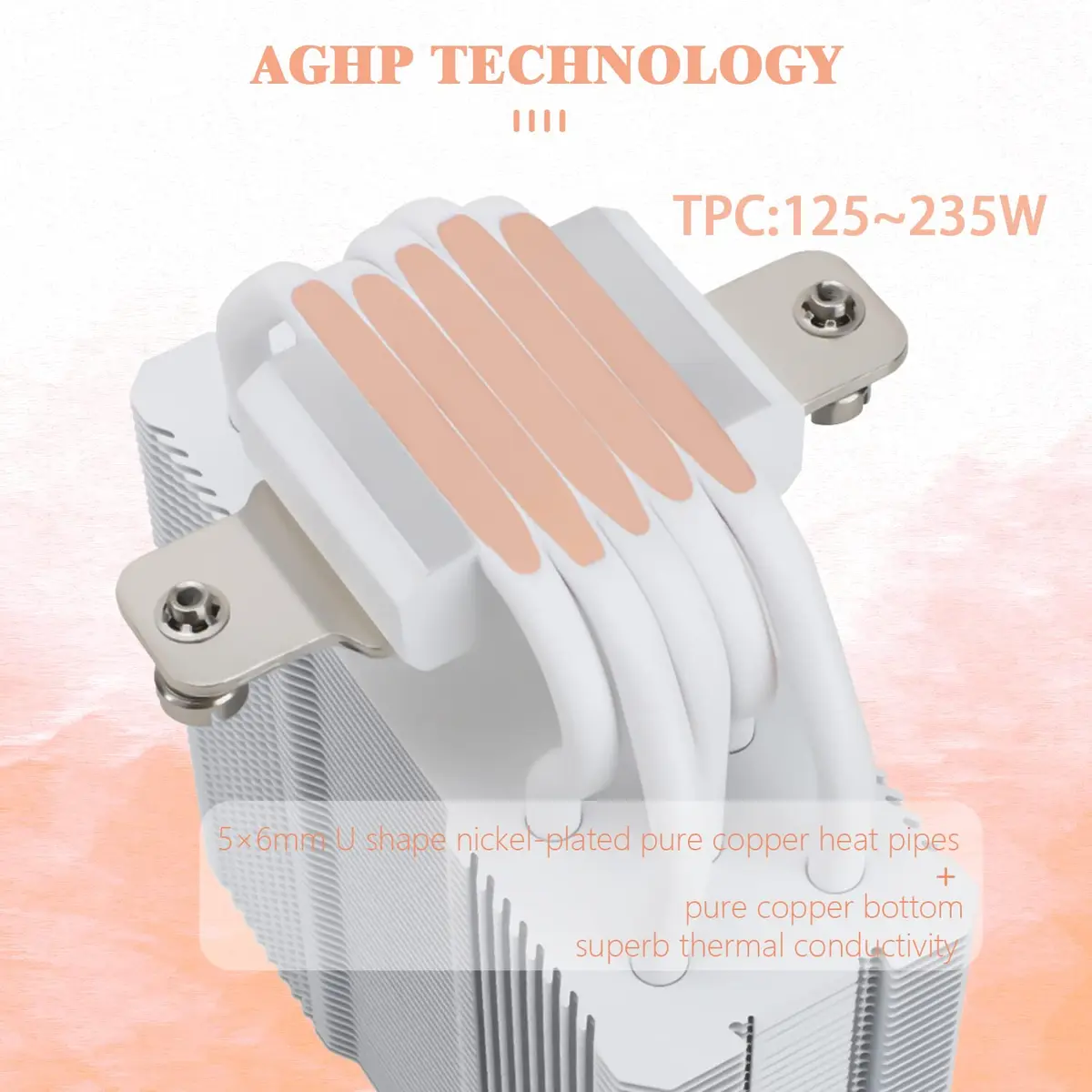 Thermalright Assassin King 120 SE White ARGB CPU Air Cooler 14.8cm (5.83 inch) | Compatible with Intel LGA1700/1851 & AMD AM4/AM5 - view 2