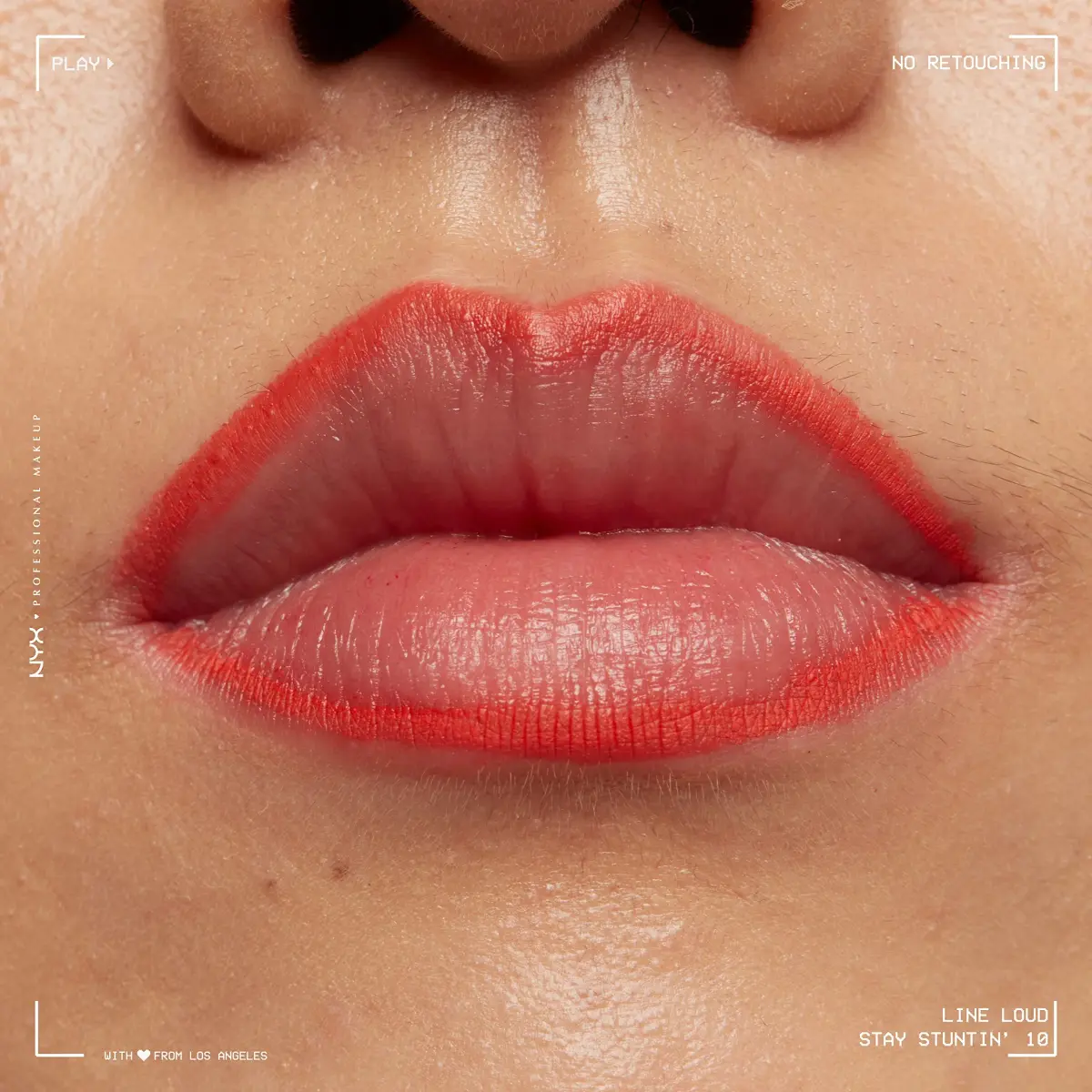 NYX PROFESSIONAL MAKEUP Line Loud Lip Liner, Stay Stuntin' (Midtone Bright Orange) 0.04 oz (1.2 ml) | PETA Certified Cruelty-Free - view 6