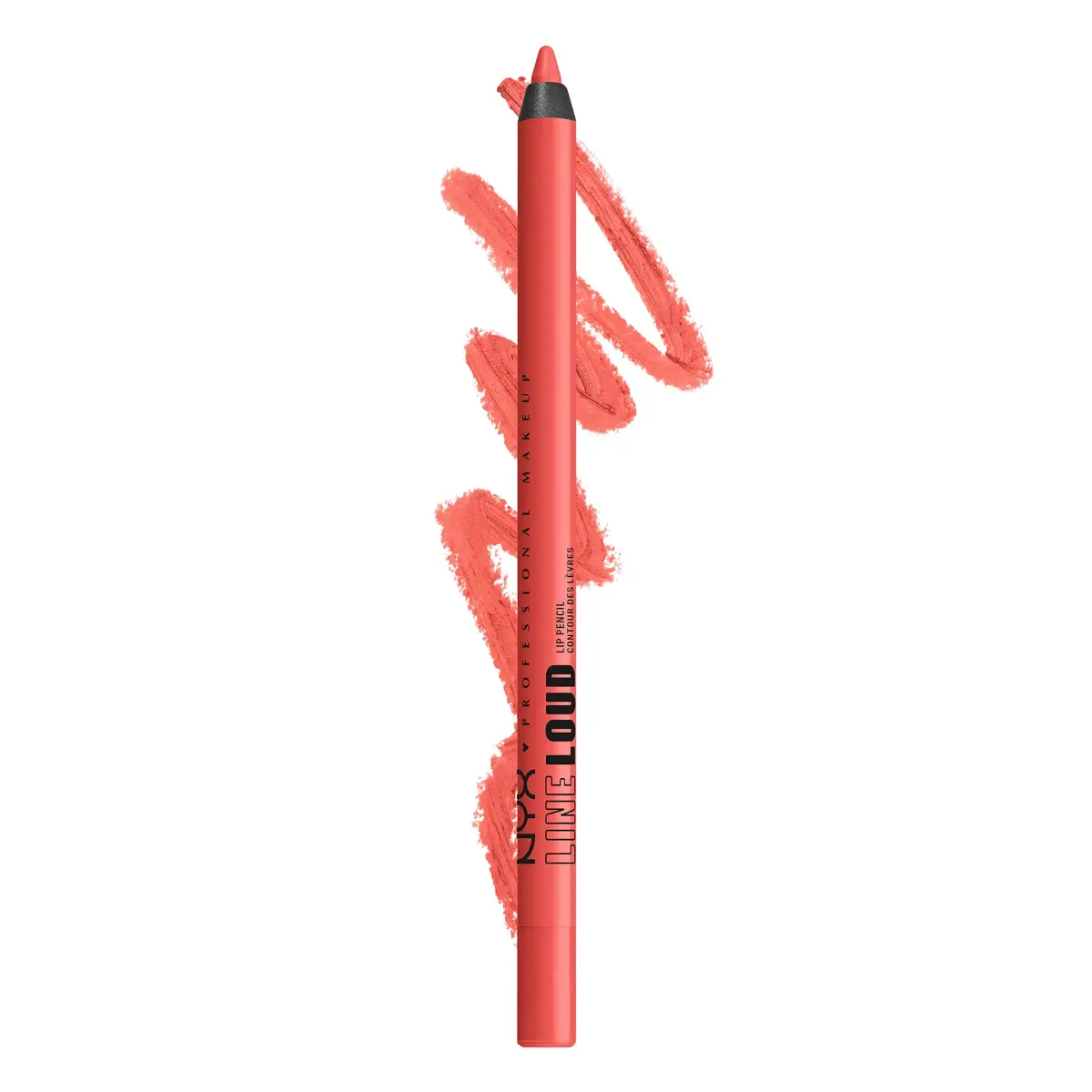 NYX PROFESSIONAL MAKEUP Line Loud Lip Liner, Stay Stuntin' (Midtone Bright Orange) 0.04 oz (1.2 ml) | PETA Certified Cruelty-Free - main product image