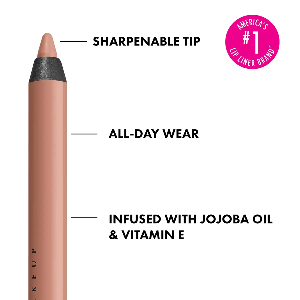 NYX PROFESSIONAL MAKEUP Line Loud Lip Liner 0.04 Ounce | Longwear Pigmented Lip Pencil with Jojoba Oil & Vitamin E - view 2