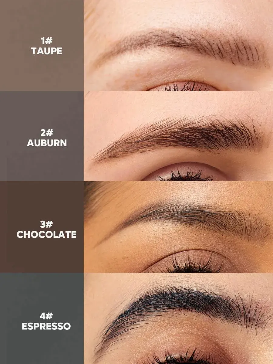SHEGLAM Dual-Sided Eyebrow Pencil Auburn | Waterproof Matte Cream & Liquid Pen for Defined Brows - view 4