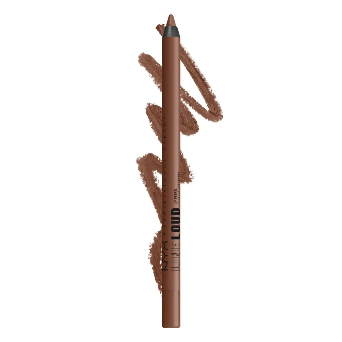 NYX PROFESSIONAL MAKEUP Line Loud Lip Liner Total Baller 0.04 oz (1.2 g) | Longwear Matte Lip Pencil with Jojoba Oil & Vitamin E - view 2