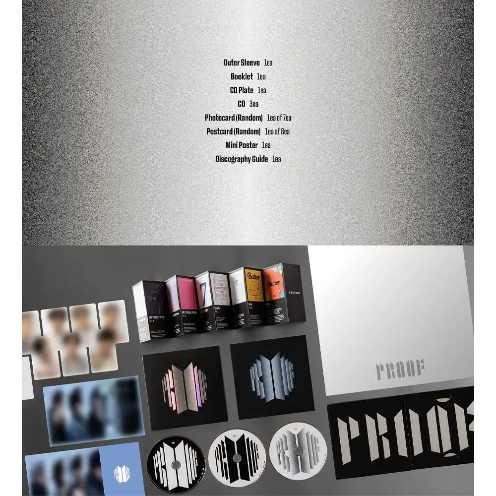 DREAMUS BTS PROOF Compact Edition Album Gold 15.5 x 15.2 x 1.5 cm | K-pop Collector's Edition - view 3
