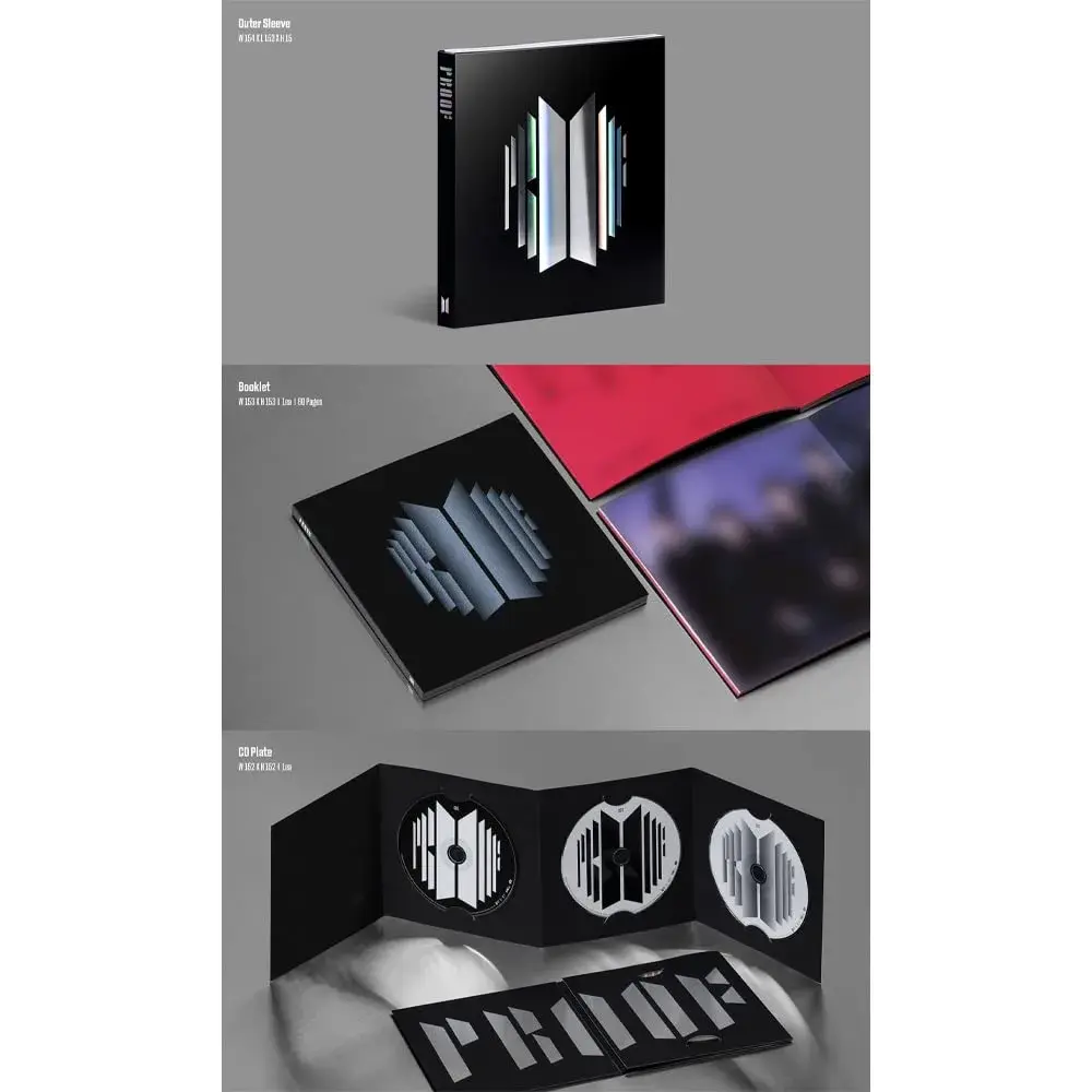DREAMUS BTS PROOF Compact Edition Album Gold 15.5 x 15.2 x 1.5 cm | K-pop Collector's Edition - view 4