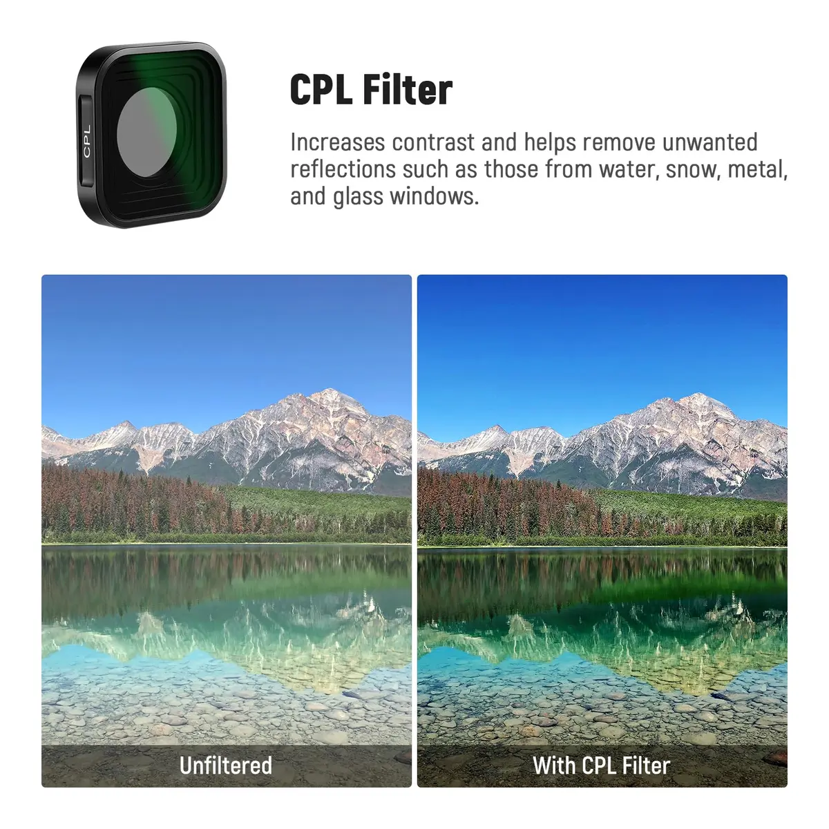 NEEWER ND Filter Set for GoPro Hero 13/12/11/10/9, 6 Pack CPL/ND8/ND16/ND32/ND64/ND1000 | Multi-Coated Optical Glass - view 5