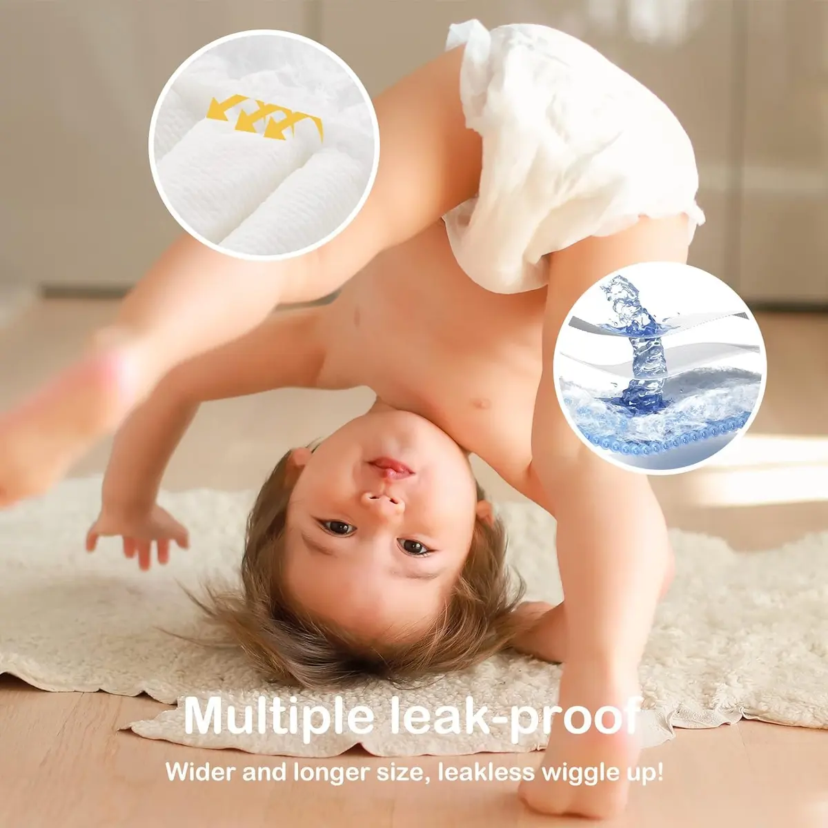 Babycozy Size 3 Disposable Diapers 16-28lb | Hypoallergenic & Eco-Friendly - view 8
