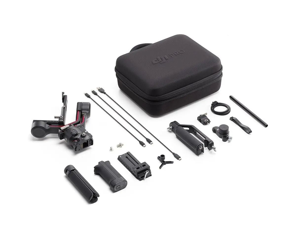 DJI RS 3 Combo 3-Axis Gimbal Stabilizer for DSLR & Mirrorless Cameras | 3 kg Payload, OLED Touchscreen, Automated Axis Locks - main product image