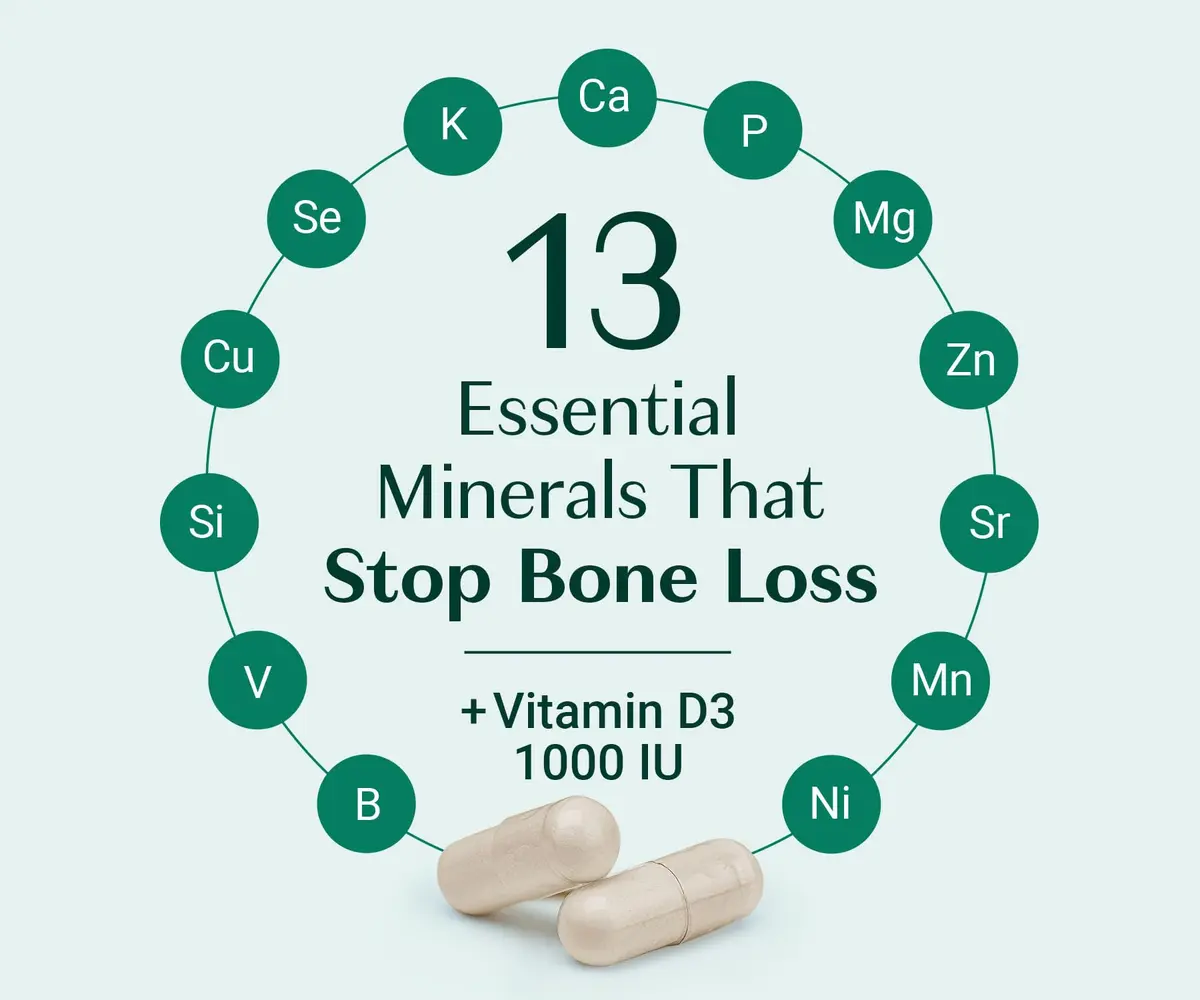ALGAECAL Plant Based Calcium Supplement for Bone Strength, 90 Caps | Organic Red Algae Calcium & D3 for Bone Support - view 2