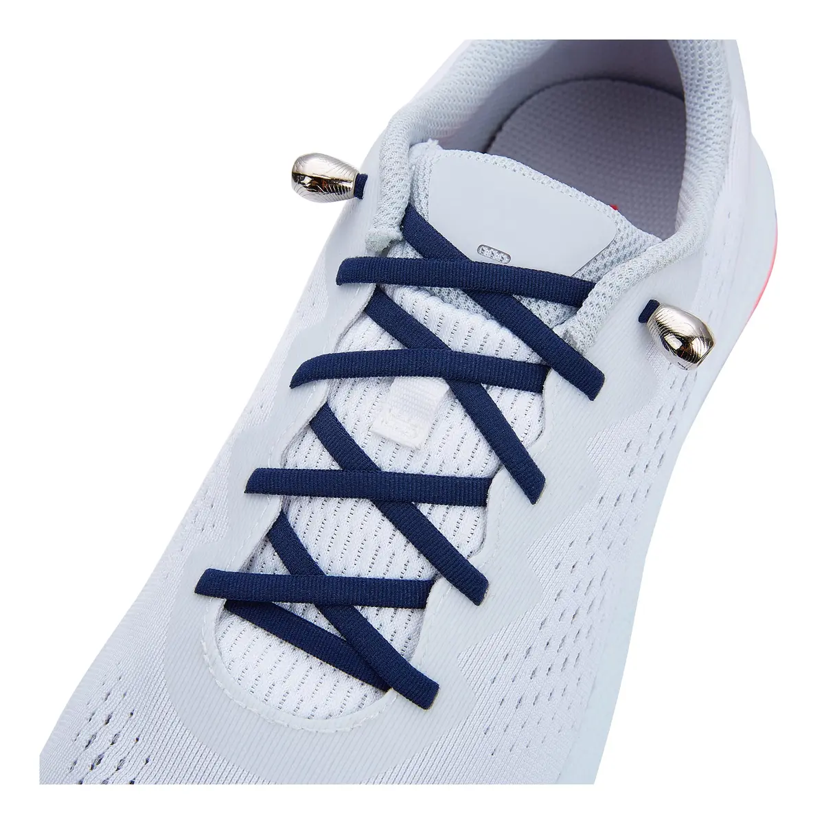 anan520 Tieless Elastic Shoe Laces Navy Blue | No Tie Sneakers for Kids & Adults - main product image