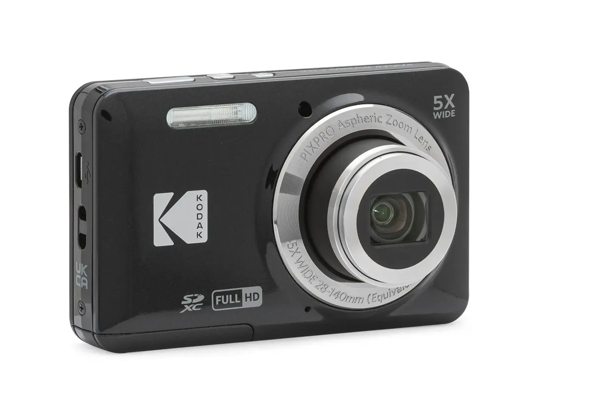 Kodak PIXPRO FZ55 Digital Camera 16MP CMOS 5X Optical Zoom 1080p HD Video 2.7" LCD Black | Compact Point-and-Shoot Camera - view 4