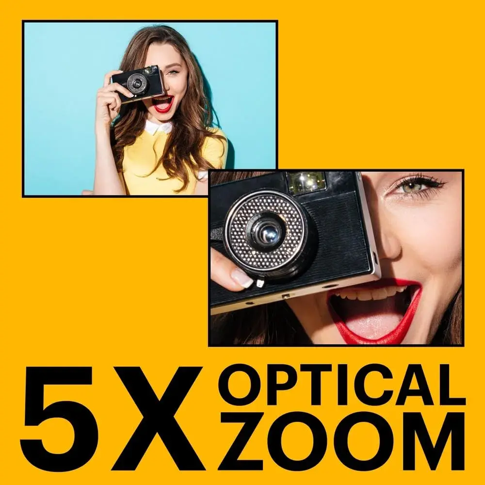 Kodak PIXPRO FZ55 Digital Camera 16MP CMOS 5X Optical Zoom 1080p HD Video 2.7" LCD Black | Compact Point-and-Shoot Camera - view 5