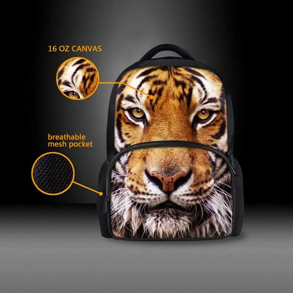 ENDUO DESIGN Animal Backpack King Kong 17 Inch Water-Resistant School Bag for Teenagers & Adults - view 4