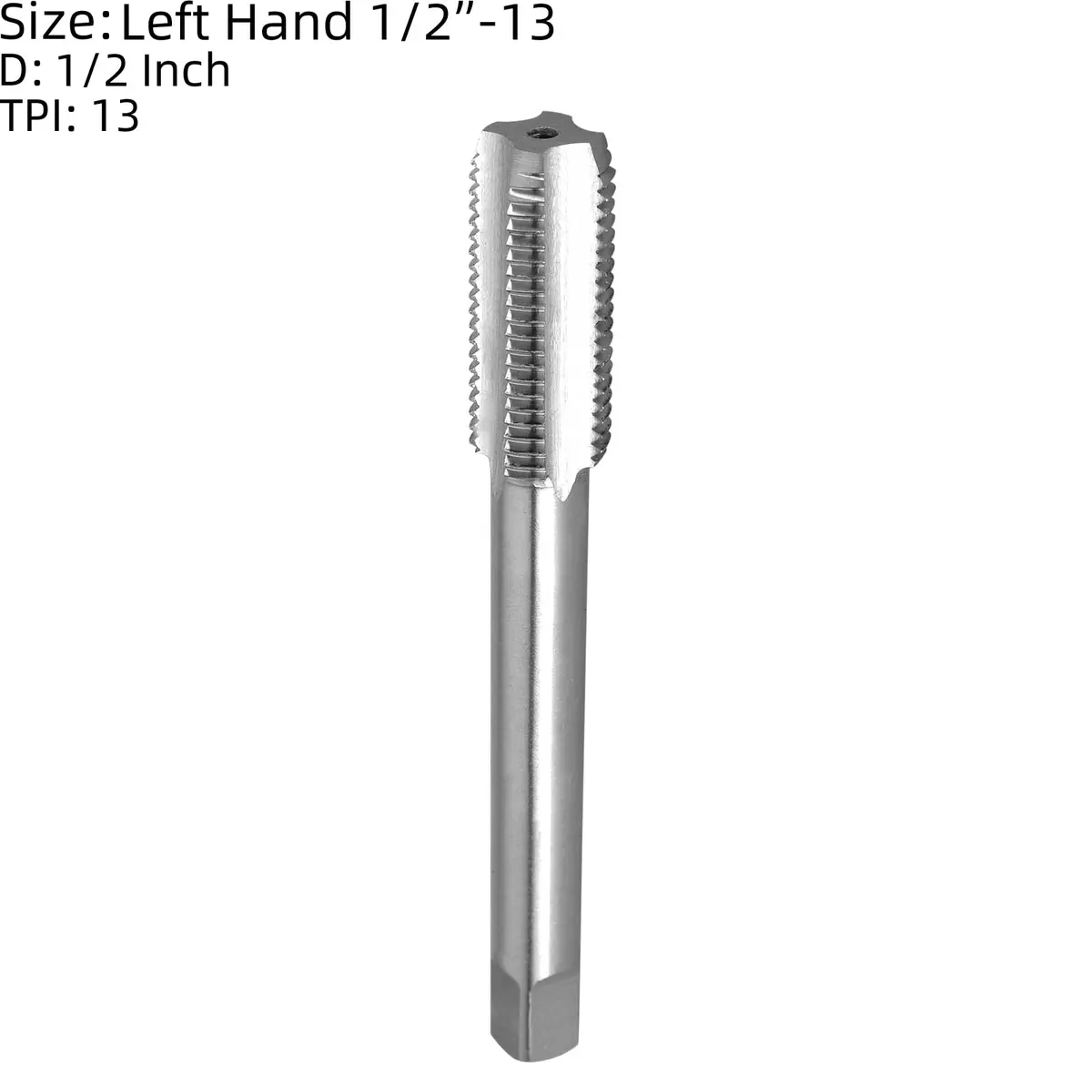 Burkit 1/2"-13 UNC Left Hand Tap and Die Set (0.45 kg / 4.1 oz) | For Cutting & Repairing Threads - view 2