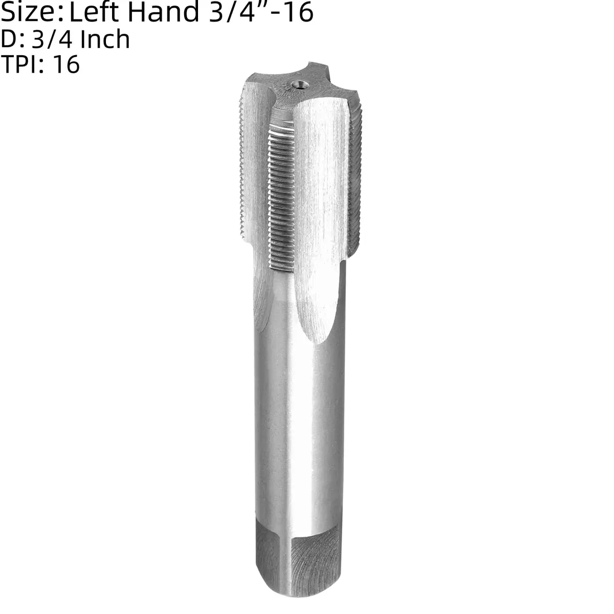Burkit 3/4"-16 UNF Left Hand Tap and Die Set | High-Speed Steel Tap, Alloy Steel Die - view 2