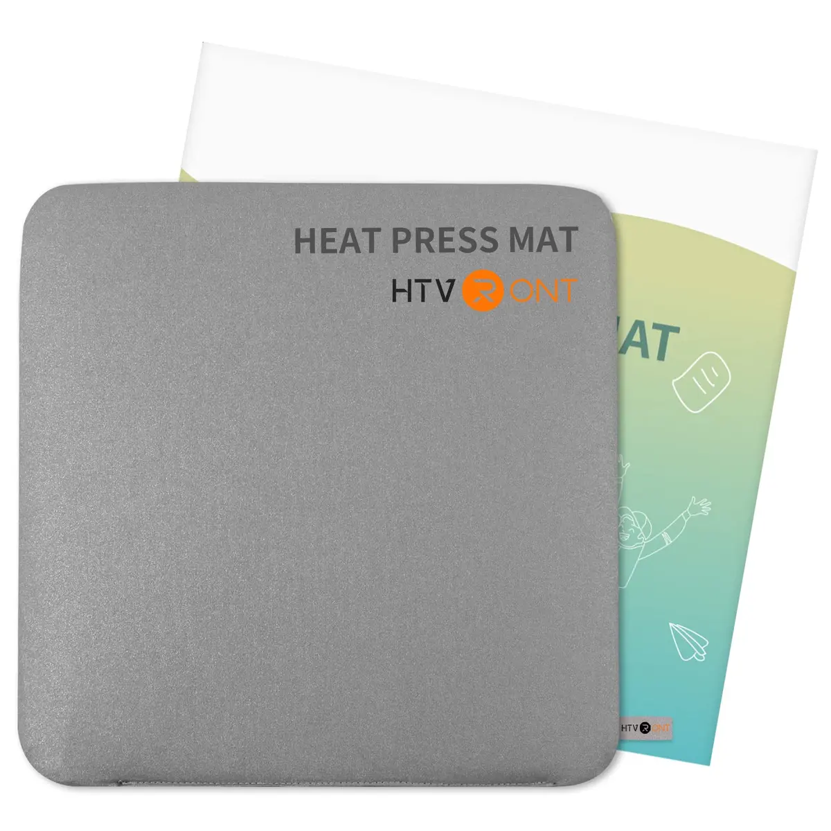 HTVRONT Heat Press Mat 11.5"x11.5" | Double-Sided Flame Retardant Craft Pad - main product image