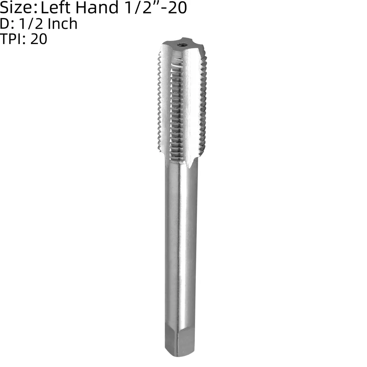 Burkit 1/2"-20 UNF Left Hand Tap and Die Set, 3.3 oz | Thread Cutting & Repair Tool - view 2