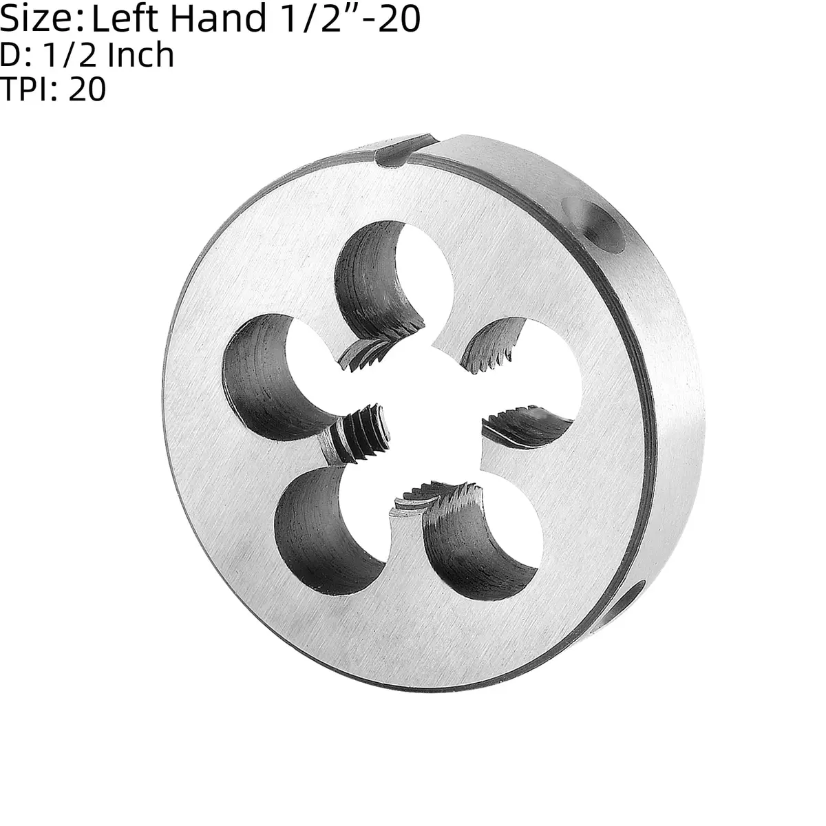 Burkit 1/2"-20 UNF Left Hand Tap and Die Set, 3.3 oz | Thread Cutting & Repair Tool - view 3