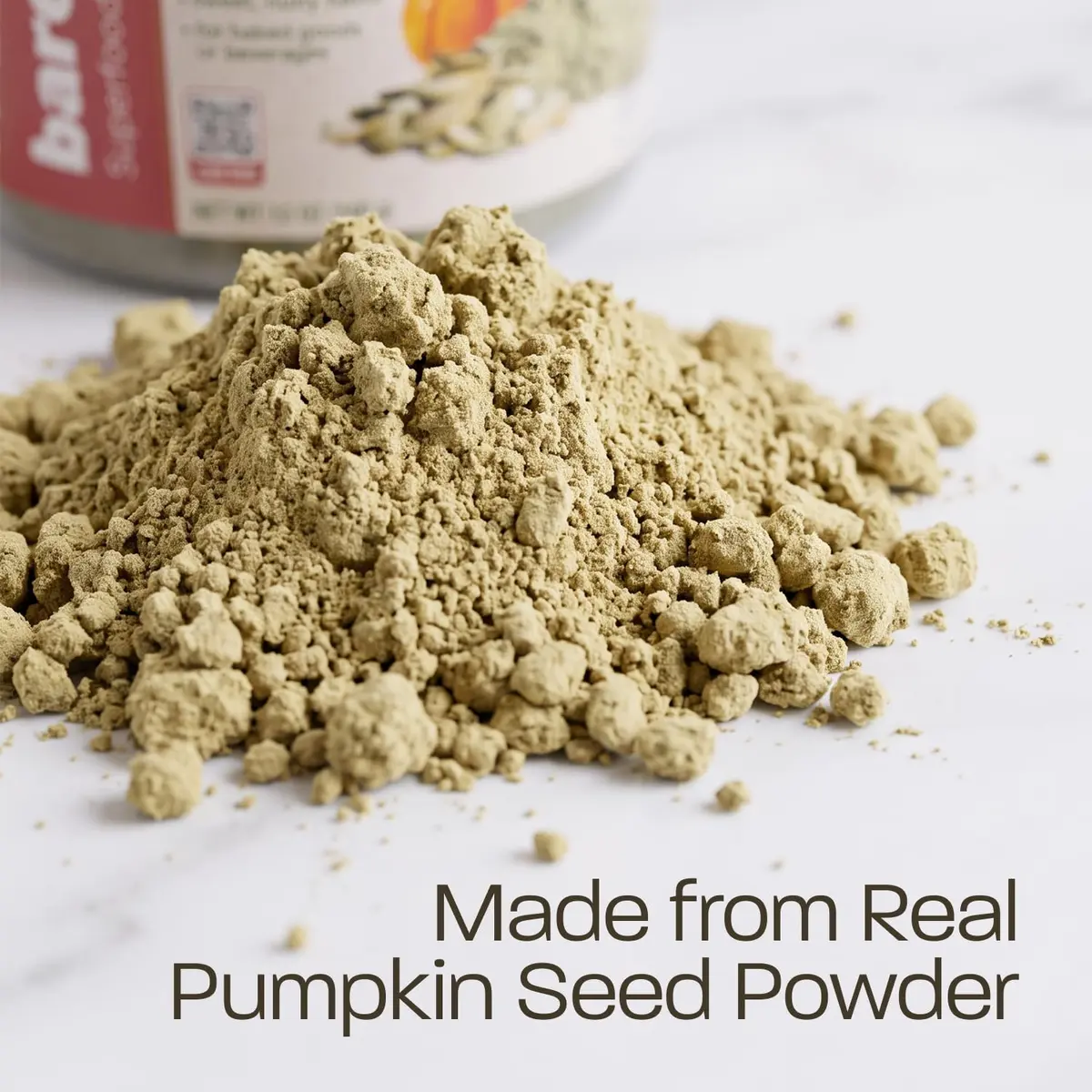 BareOrganics Pumpkin Protein Powder, 12 oz – Non-GMO & Vegan – Gluten Free | Natural plant protein with antioxidants, gluten-free, vegan-friendly, imported from USA - view 3