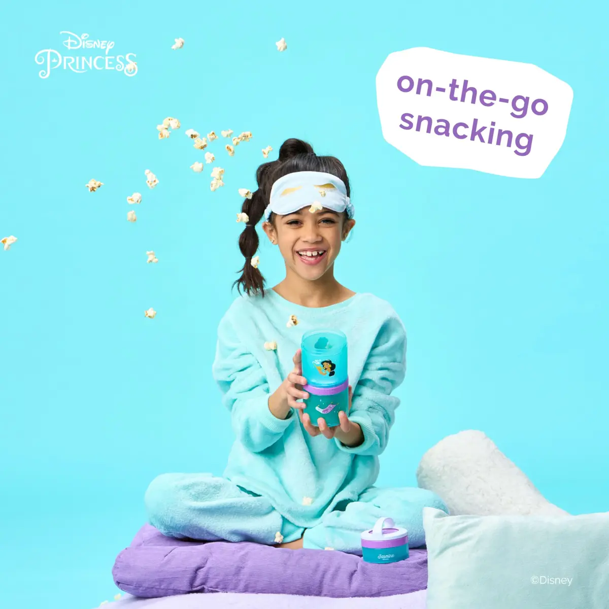 Whiskware Disney Princess Aladdin Stackable Snack Containers 3-Pack | BPA-Free & Dishwasher Safe - view 5