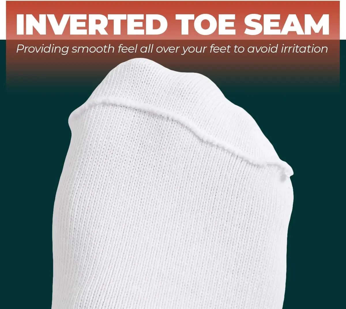 FORTIVO Extra Wide Socks for Swollen Feet | Diabetic Hospital Socks for Men & Women, Non Slip, 2 Pairs, 30" - view 4