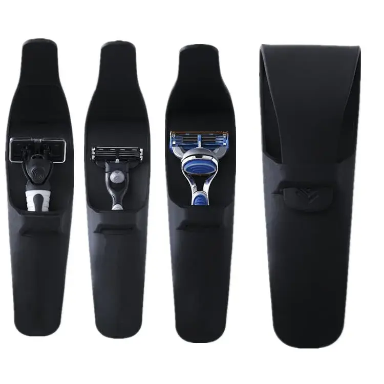 JCSMARTEC Silicone Razor Case 3-Pack | Portable Waterproof Travel Shaver Cover Bag Protector - view 5