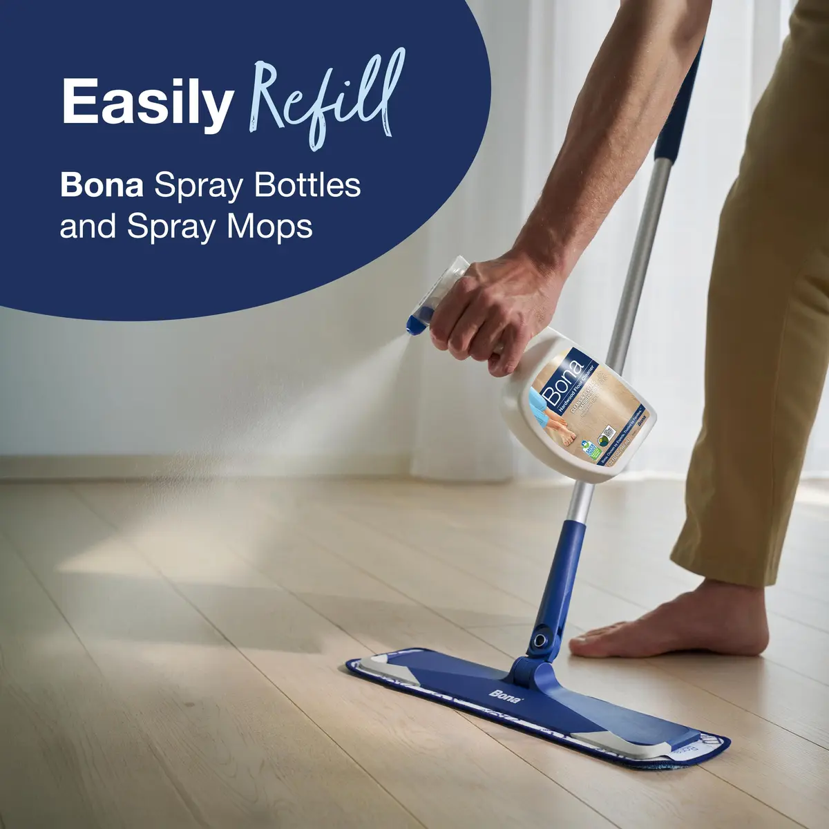Bona Hardwood Floor Cleaner Concentrate 25ml (0.811 Fl Oz) | Residue-Free Cleaning for Wood Floors - view 7