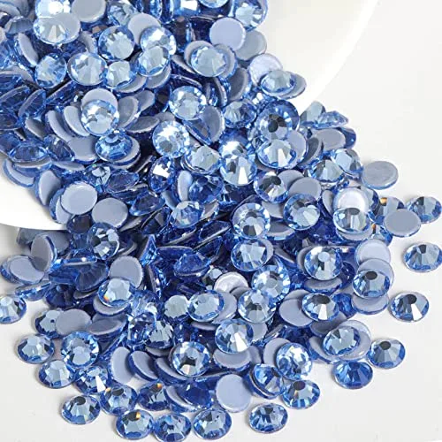 BEADSLAND Hotfix Rhinestones Light Sapphire SS10 (2880pcs, 2.7-2.9mm) | Bulk Craft Embellishments - main product image