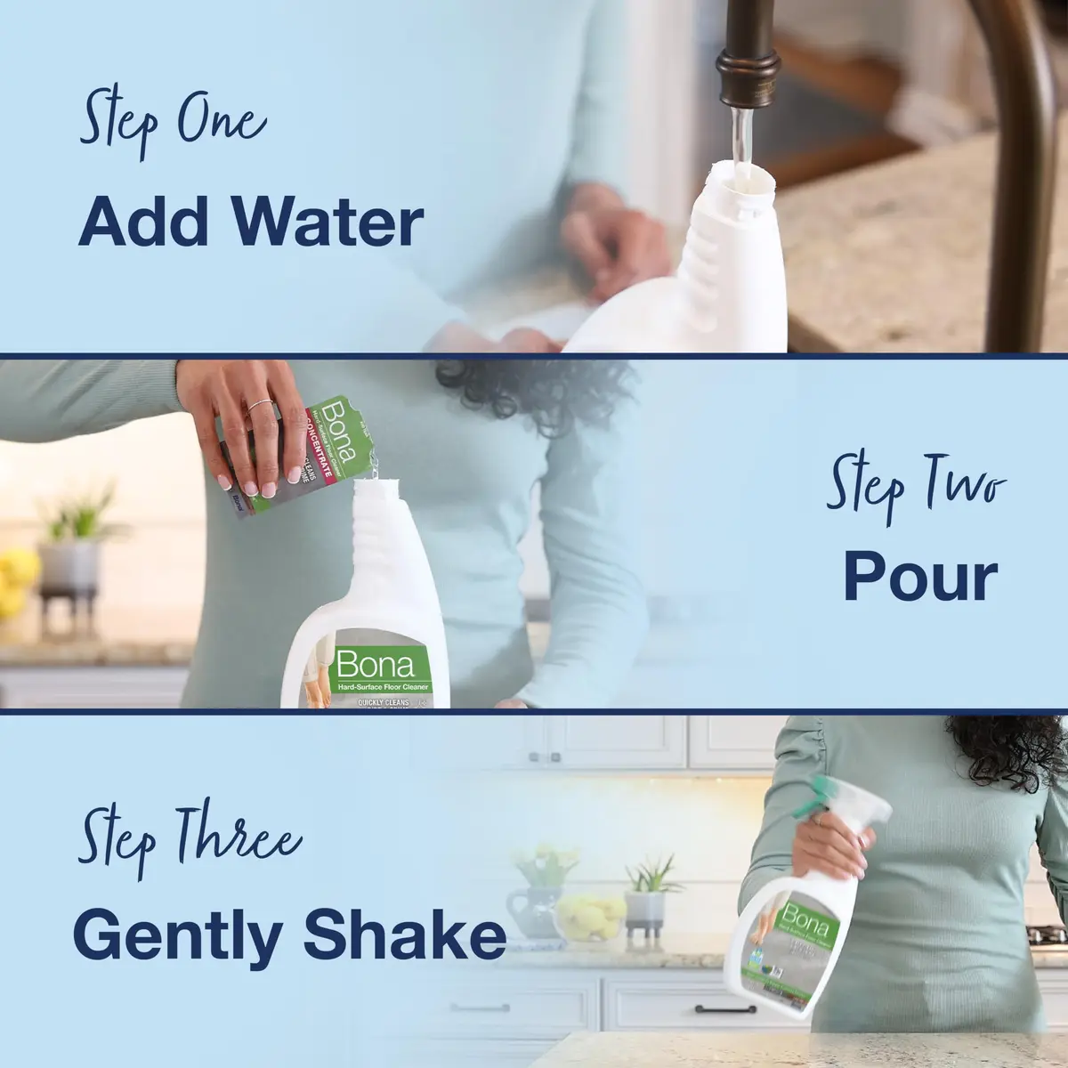 Bona Multi-Surface Floor Cleaner Concentrate 1 fl oz (29.57 ml) 4-Pack | pH Neutral Formula for Stone, Tile, Laminate, Vinyl Floors - view 8