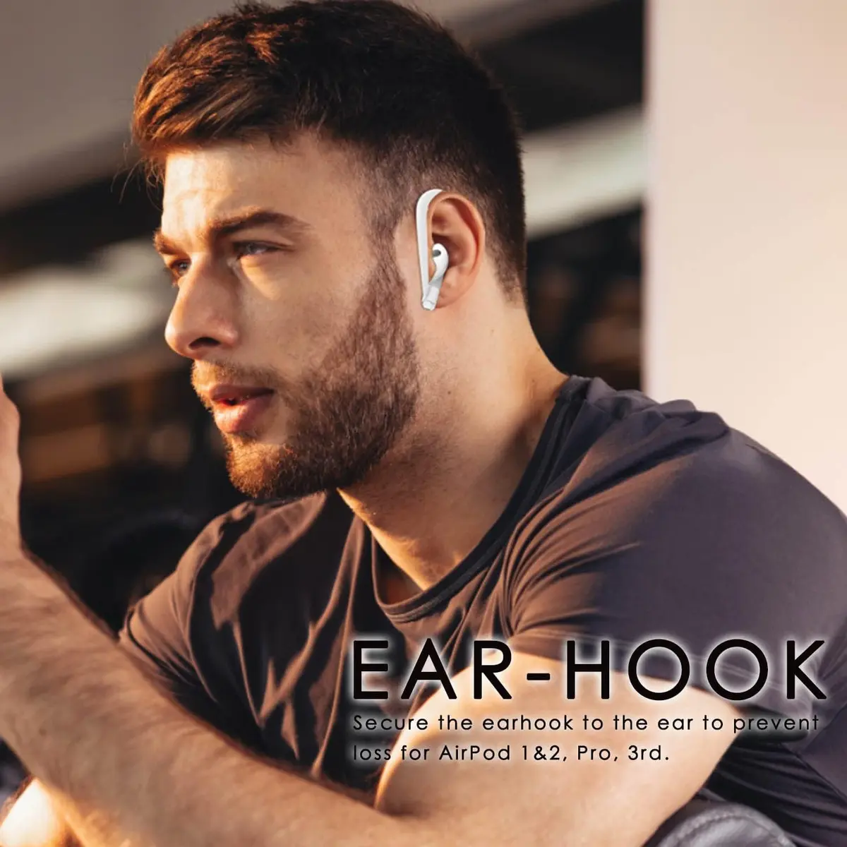 Mooyavia Ultra Strong Magnetic Anti-Lost Strap for AirPods Pro - 5 Color | Magnetic Silicone Neck Lanyard - view 6
