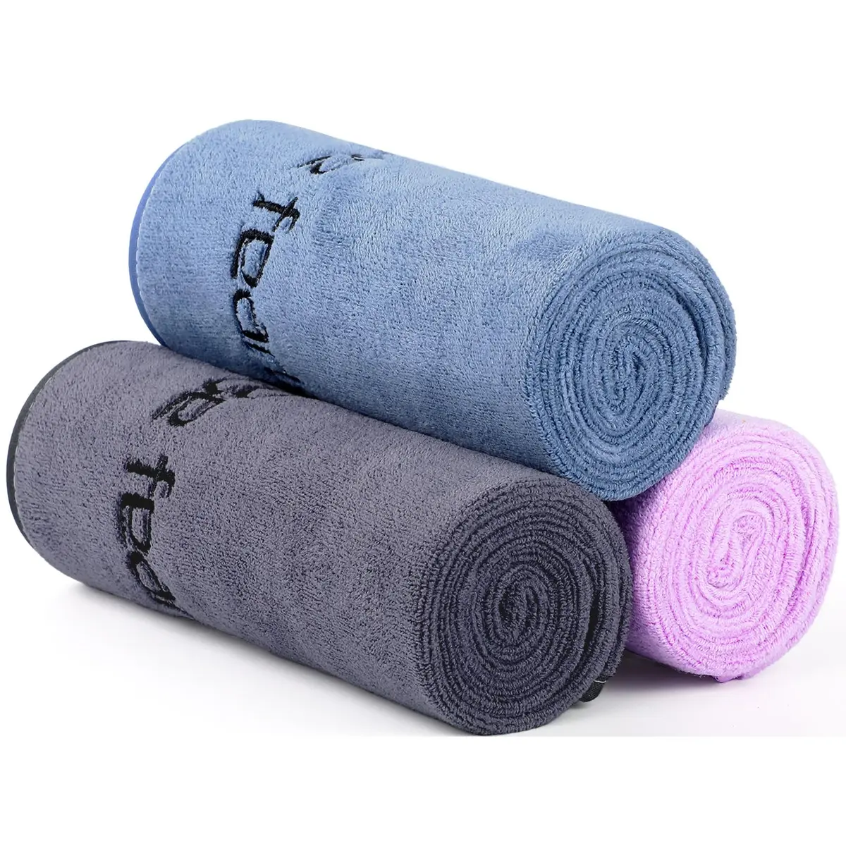 Wuwahold Microfiber Gym Towels Bigger Size 38.1cm x 78.7cm (15 x 31 Inches) 3-Pack | Super Soft & Absorbent for Fitness - view 5