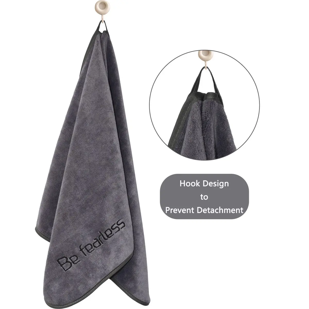 Wuwahold Microfiber Gym Towels Bigger Size 38.1cm x 78.7cm (15 x 31 Inches) 3-Pack | Super Soft & Absorbent for Fitness - view 7