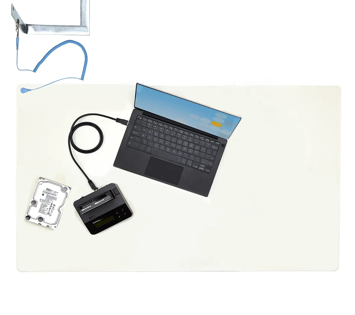 StarTech.com Large Anti-Static ESD Mat 60cm x 120cm (23.6" x 47.2") | ANSI/ESD S4.1 Compliant Grounding Mat - view 7
