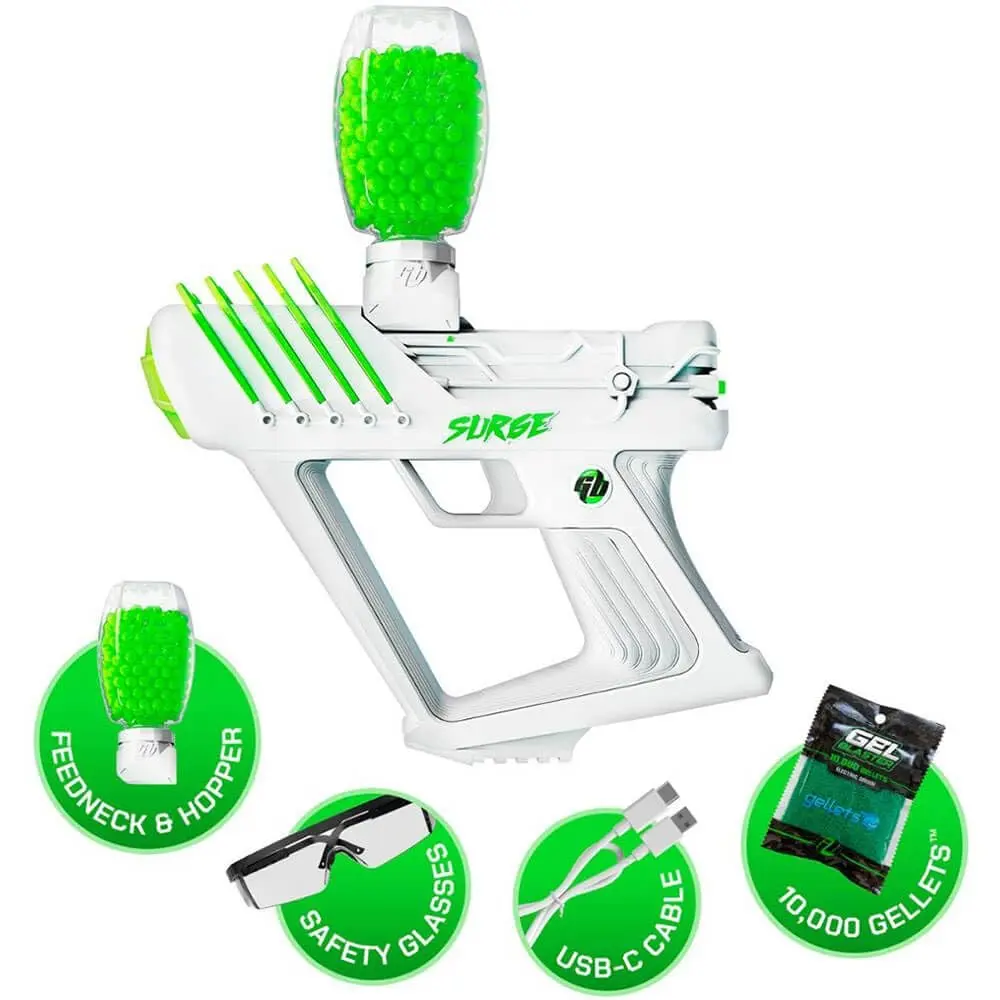 Gel Blaster Surge Toy Gel Blaster with Water Beads, 36.5cm (14.37in) | Semi & Automatic Modes, 170 FPS, 100+ Foot Range - view 2