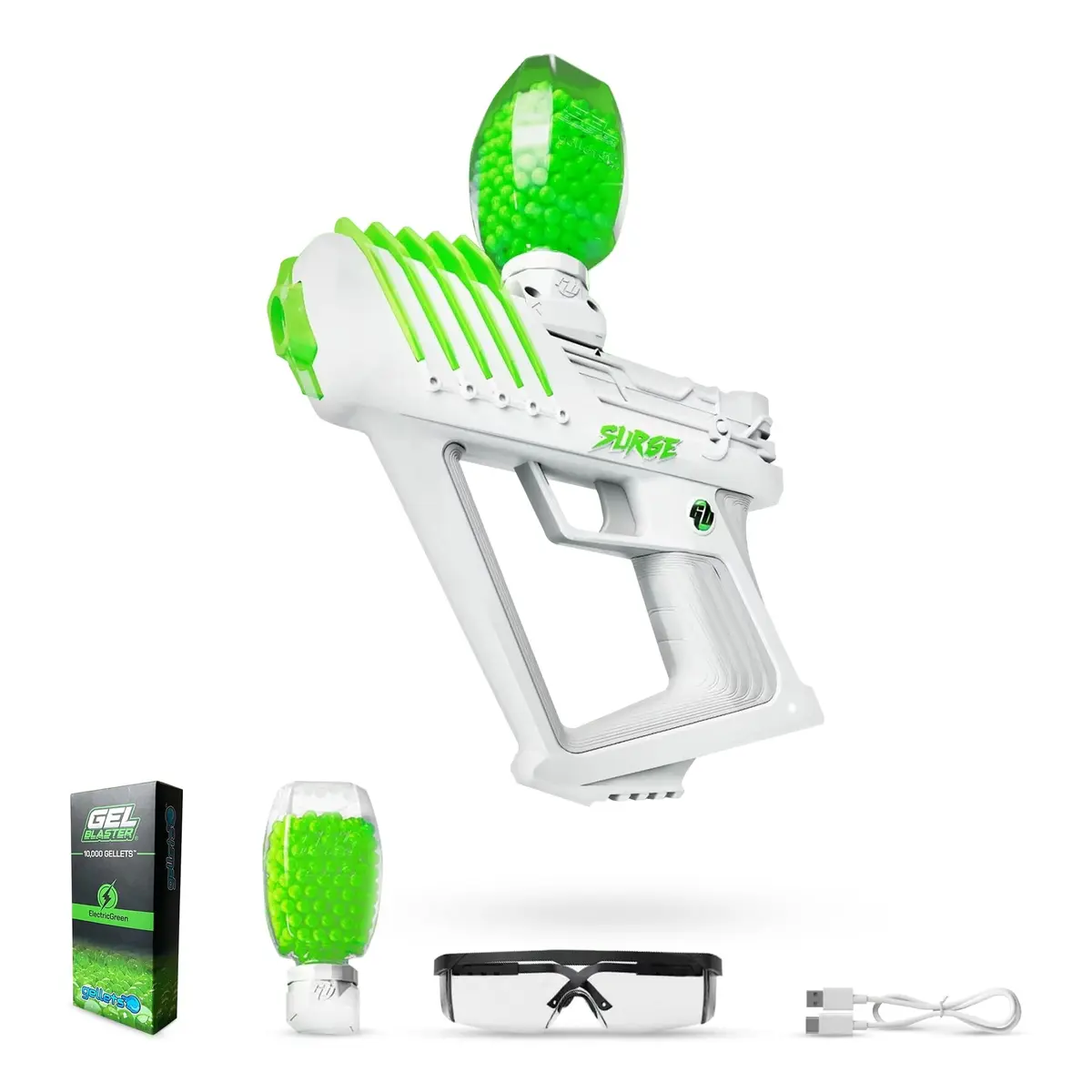 Gel Blaster Surge Toy Gel Blaster with Water Beads, 36.5cm (14.37in) | Semi & Automatic Modes, 170 FPS, 100+ Foot Range - view 4