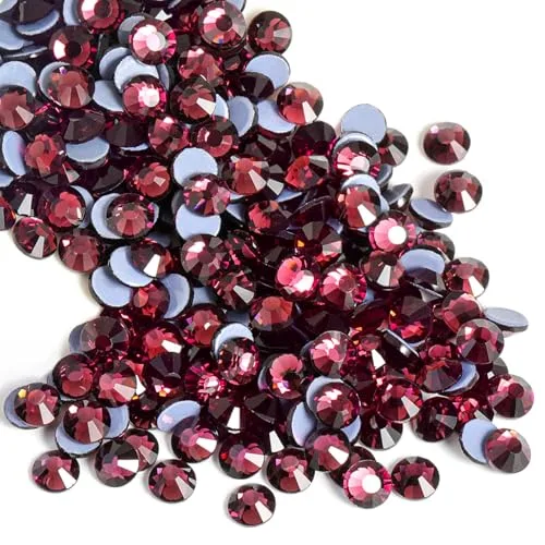 BEADSLAND Hotfix Rhinestones SS20 (1440pcs) Amethyst Glass Flatback Crystals | Bulk Craft Embellishments - main product image