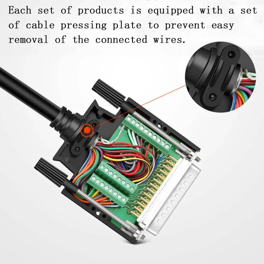 ANMBEST DB25 Solderless Terminal Adapter Female 5PCS | 3.81mm Pin Pitch, 16mm Thin Module - view 5