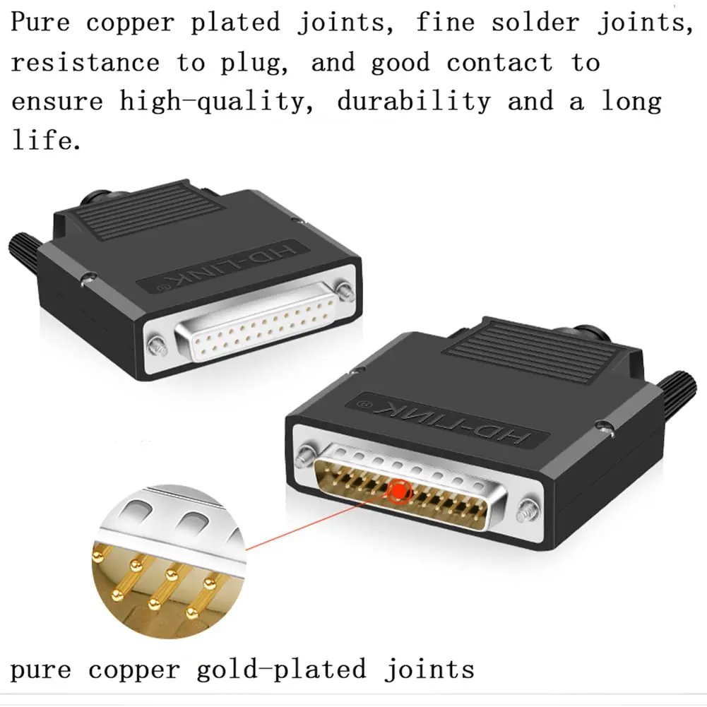 ANMBEST DB25 Solderless Terminal Adapter Female 5PCS | 3.81mm Pin Pitch, 16mm Thin Module - view 2