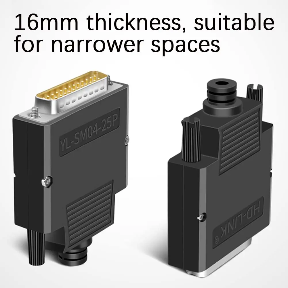 ANMBEST DB25 Solderless Terminal Adapter Female 5PCS | 3.81mm Pin Pitch, 16mm Thin Module - view 3