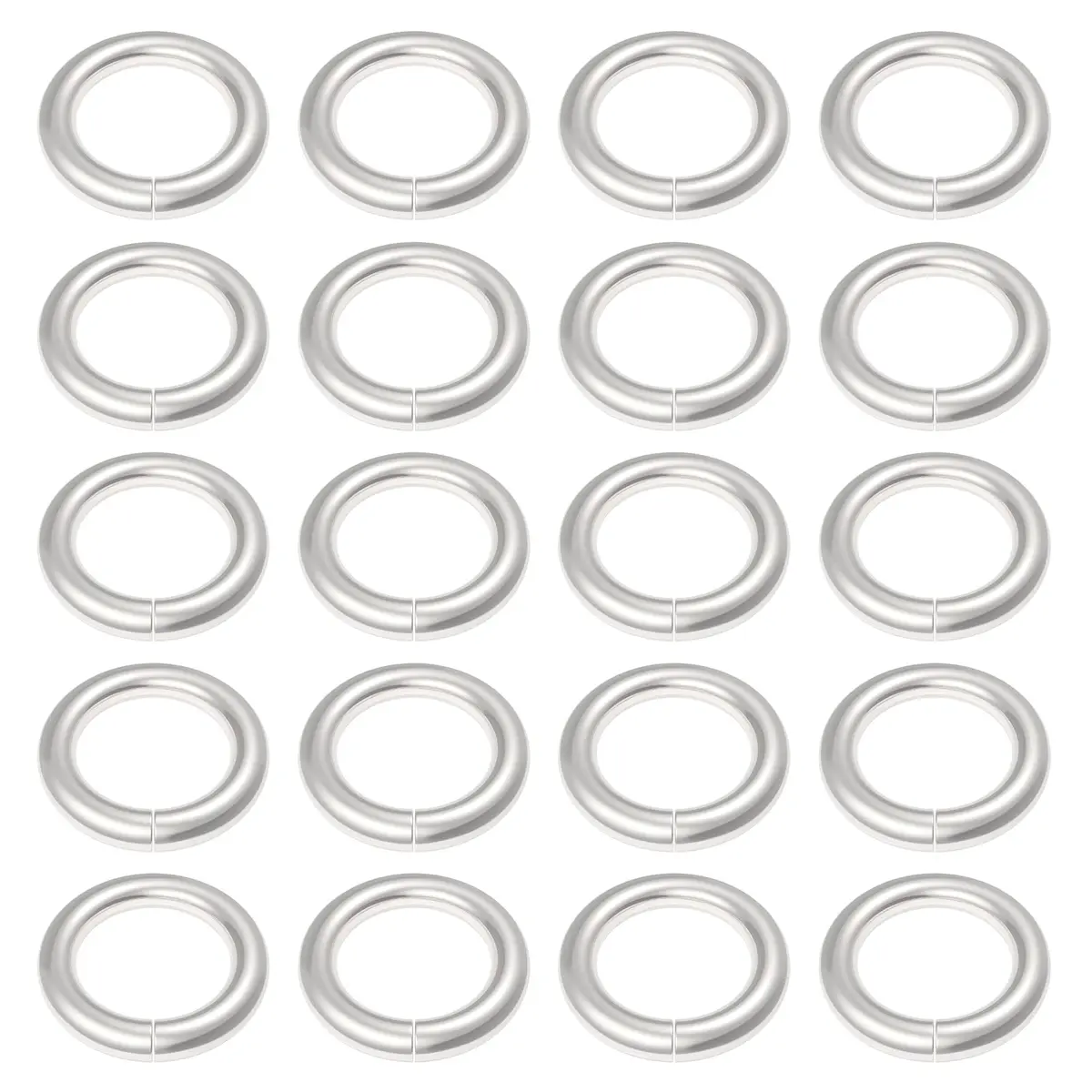 Uniclife Jewelry Findings 4 mm Silver Jump Rings | 1000 Pack for DIY Jewelry & Crafts - main product image